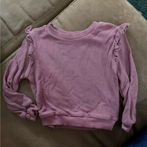 Little Sleepies flutter sleeve crewneck size 6-12 months